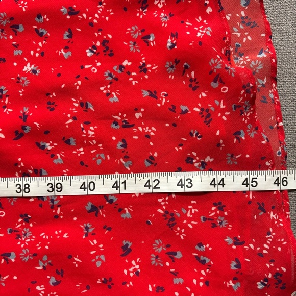 Fame and Partners Red Floral Midi Dress - Picture 9 of 9